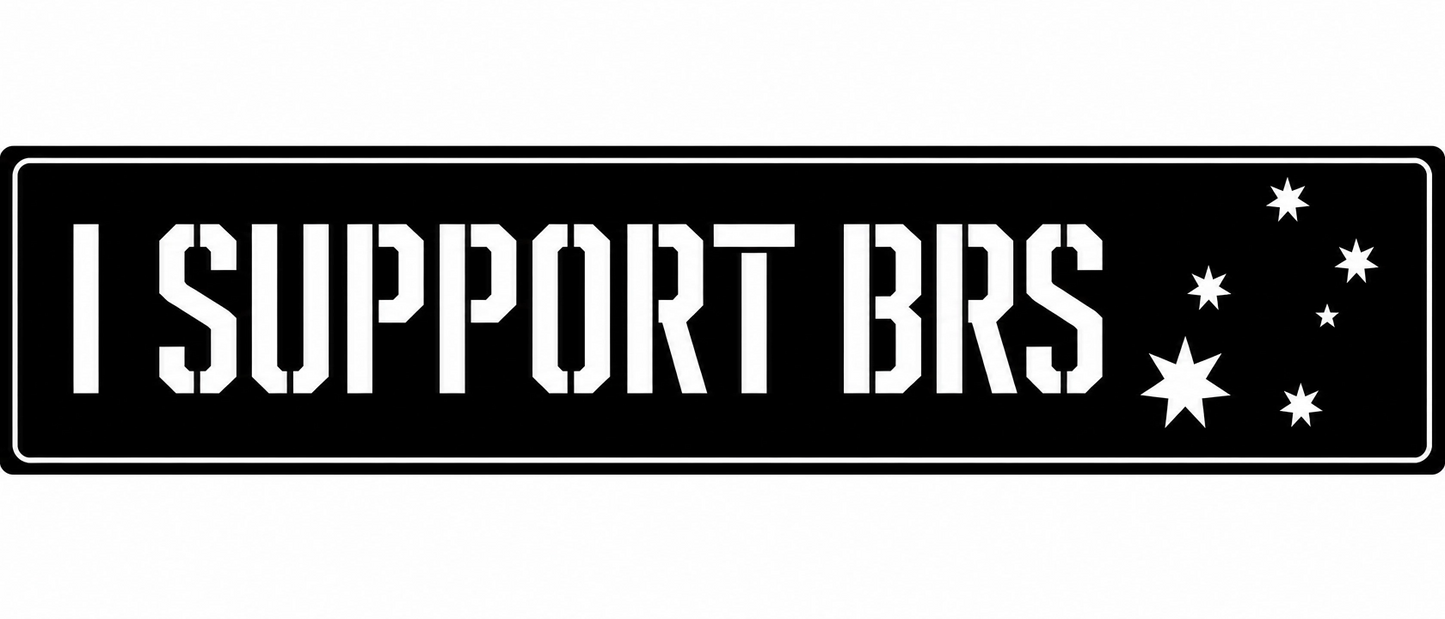 "I Support BRS" Bumper Sticker