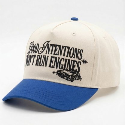 'Good Intentions' Cap – Cream/Navy