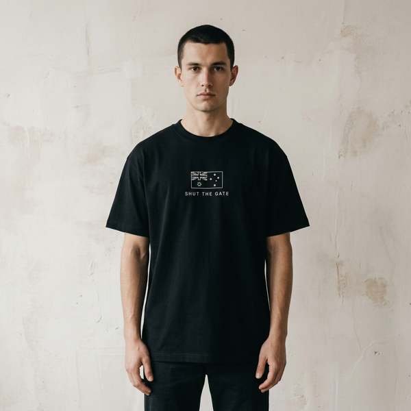 Shut The Gate - Australian Flag Tee