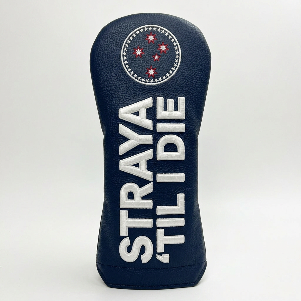 Straya 'Til I Die Driver Headcover - Navy