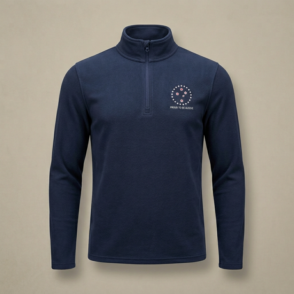 Proud To Be Aussie Quarter-Zip Fleece