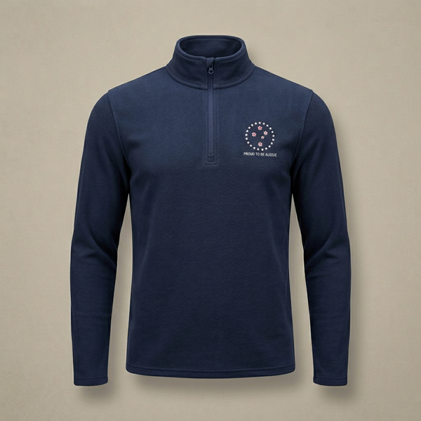 Proud To Be Aussie Quarter-Zip Fleece